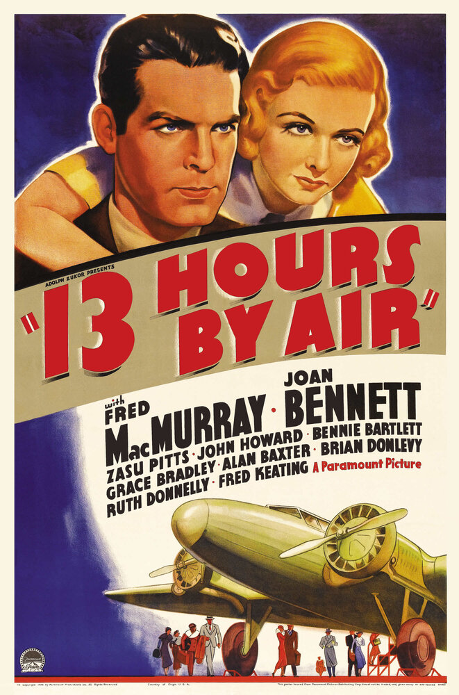 Thirteen Hours by Air (1936)